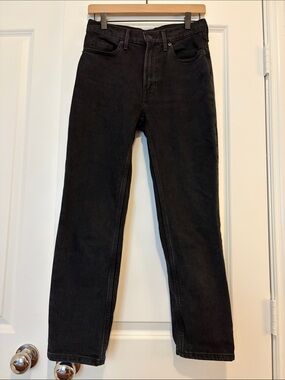 EVERLANE Black Straight Jeans Size 26